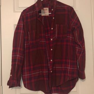 Plaid button up